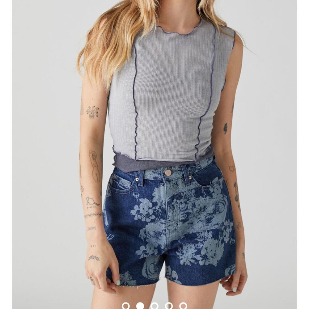 Urban outfitters BDG A-line high waisted denim shorts size 29